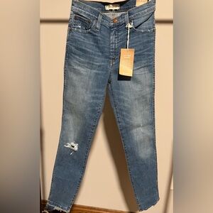 Madewell High-Rise Skinny Blue Jeans